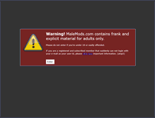 Tablet Screenshot of malebodymods.com